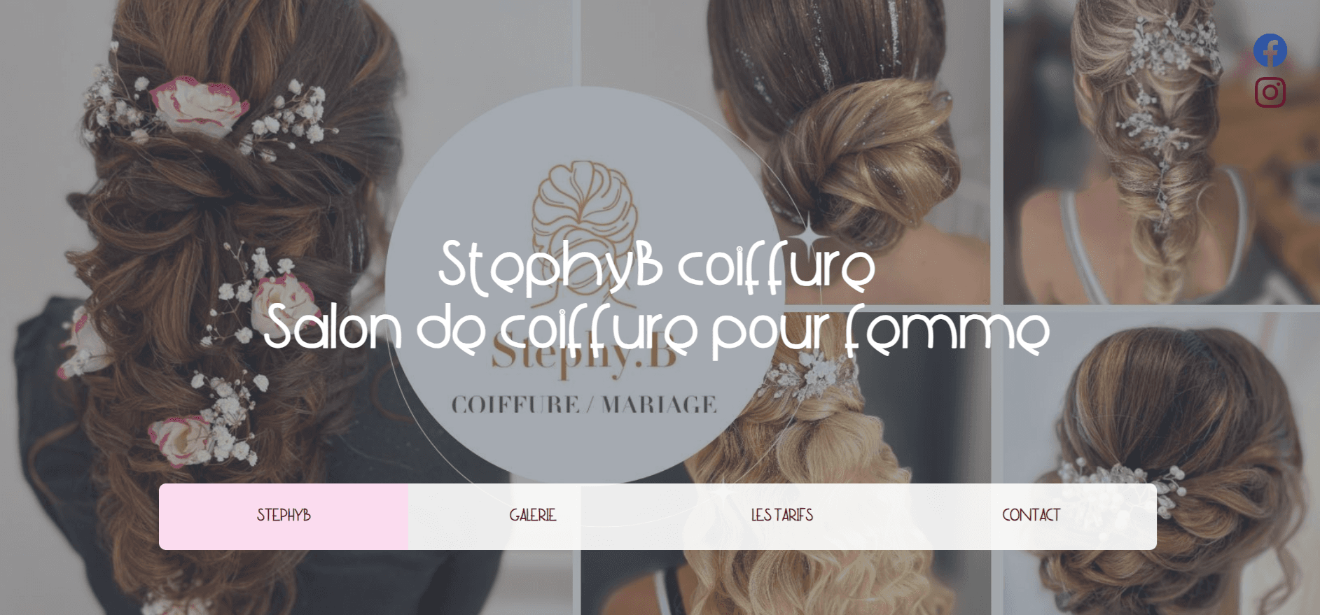 StephyB-Coiffure — réalisation web par Jean-Baptiste Vrain