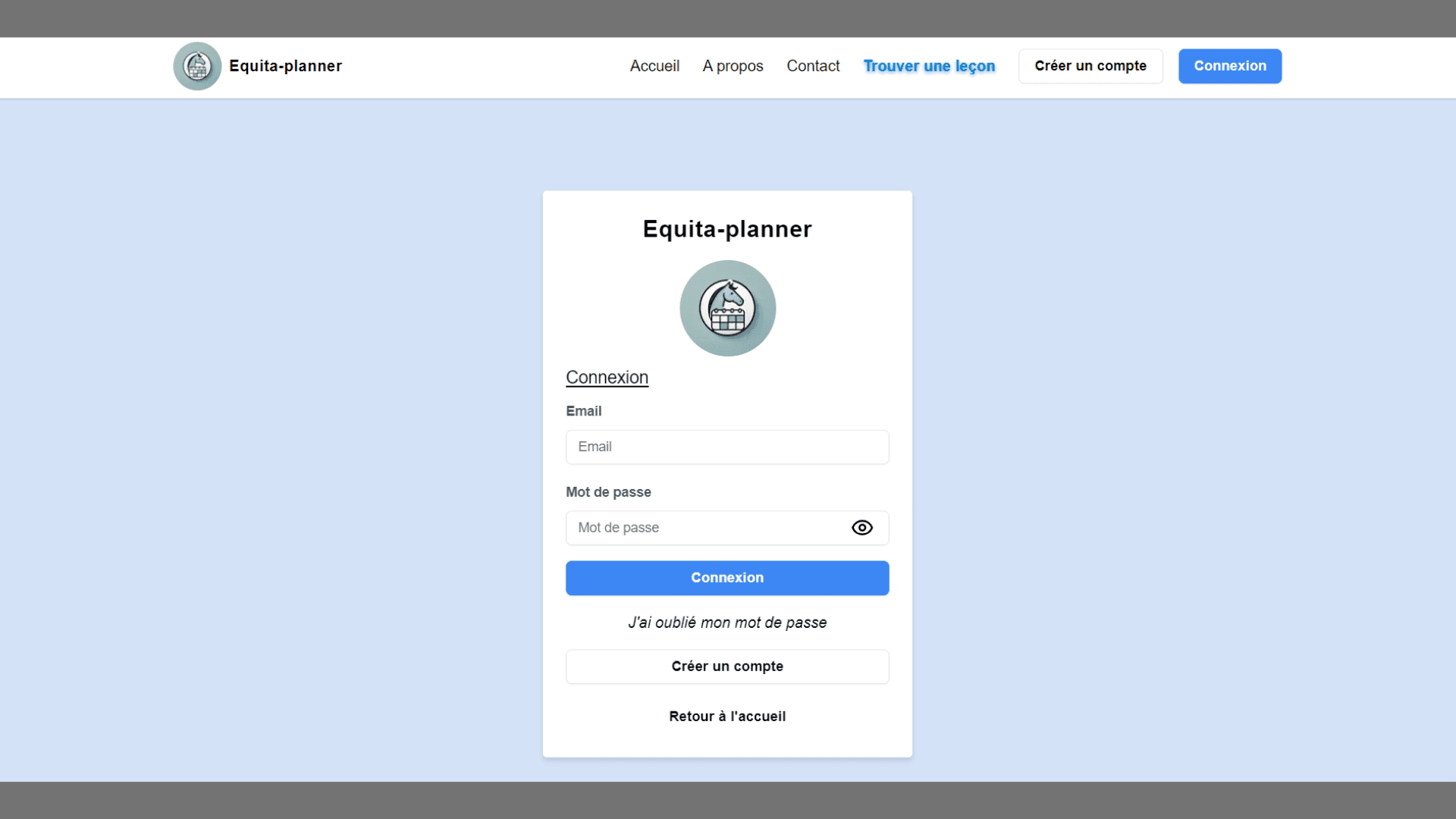 Equita-planner — réalisation web par Jean-Baptiste Vrain