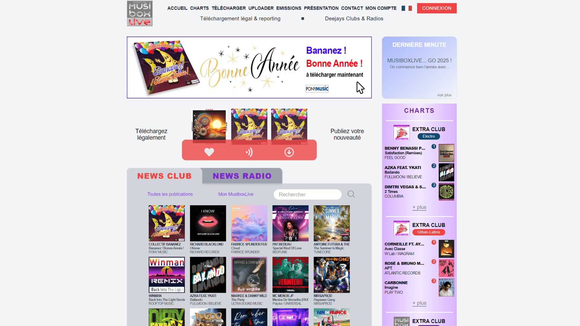 MusiboxLive — réalisation web par Jean-Baptiste Vrain