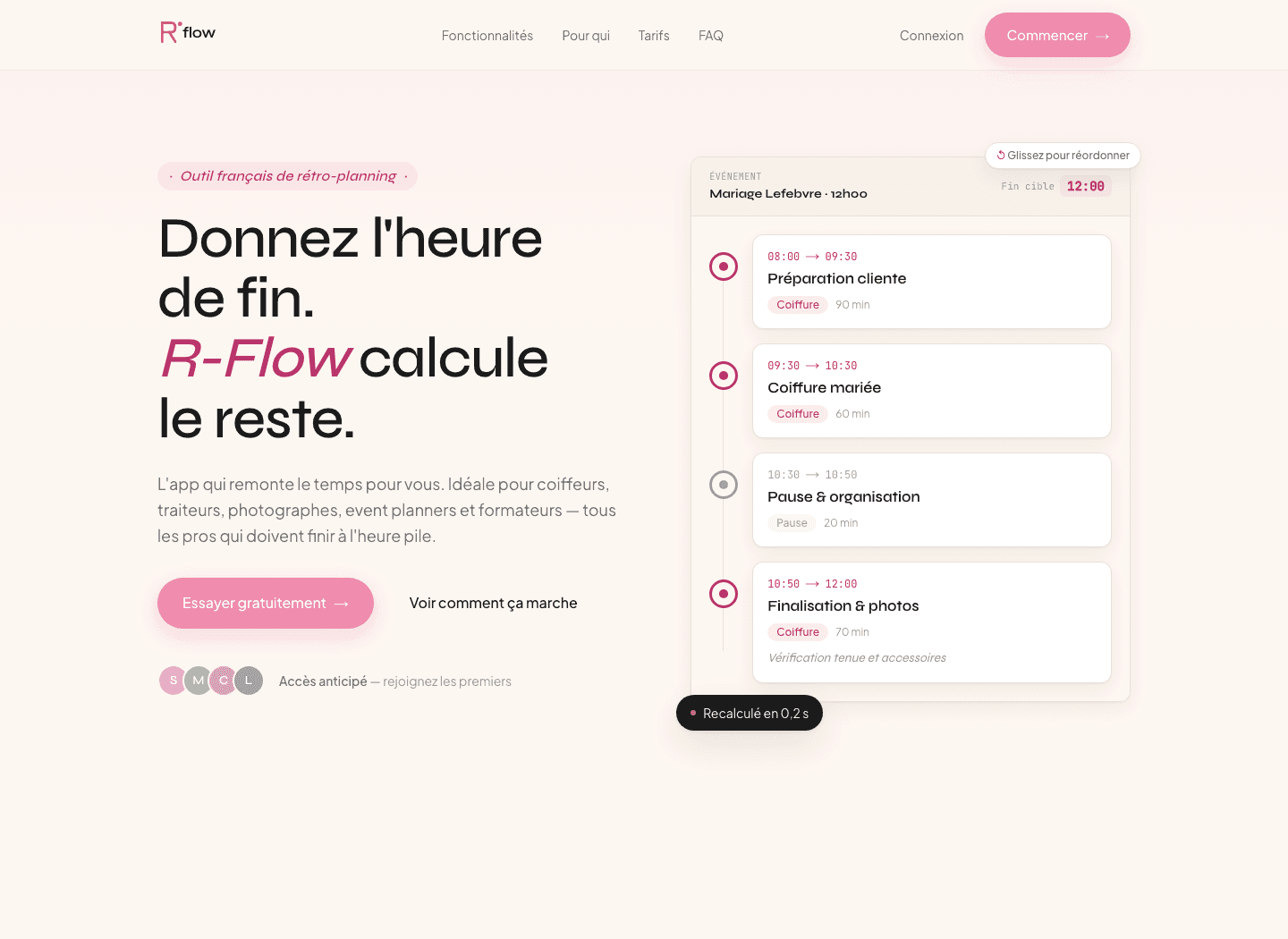 Aperçu du projet R-Flow réalisé par Jean-Baptiste Vrain